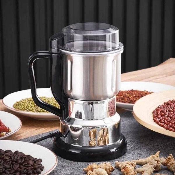 ⁦عرض مفرمة اللحوم المتينة 300W+العصارة الكهربائية السريعة 400 مللي+مطحنة بن ألمانية 400 واط⁩ - الصورة ⁦4⁩