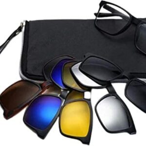 نظارات شمسية 5 في 1 مغناطيسية
