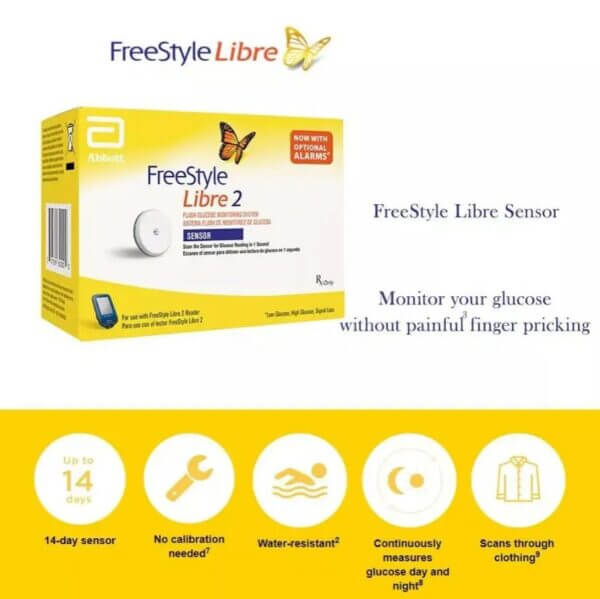 ⁦Freestyle Libre 2 Sensor مجس السكر بالدم⁩ - الصورة ⁦2⁩