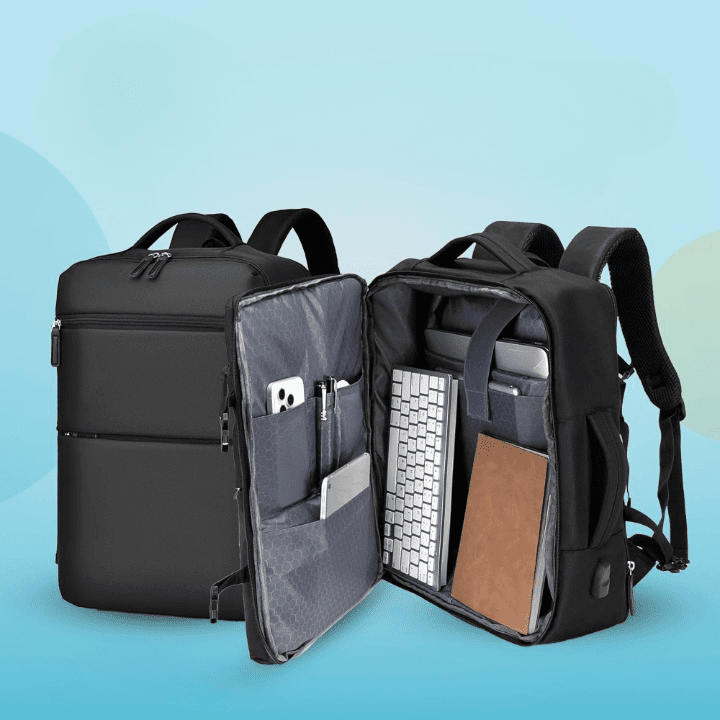 حقيبة لاب وسفر 2 فى 1 لون أسود
