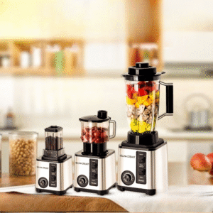 خلاط 4500 واط ومطحنه وعصاره وقطاعه خضروات الالمانى الاصلى بضمان عامين