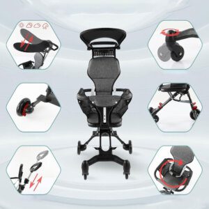 كرسي ومشاية للاطفال