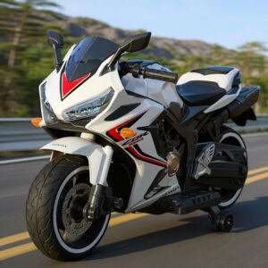 دراجة نارية صغيرة بعجلتين 12 فولت للأطفال